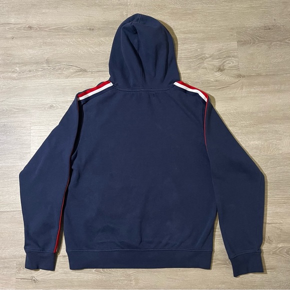 DVISION Navy Sweatshirt w/ Red, White, and Navy Stripes - M - Picture 2 of 4